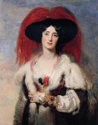 Sir Thomas Lawrence Lady peel France oil painting artist